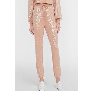 Express Sequin Pocketed Jogger Pants